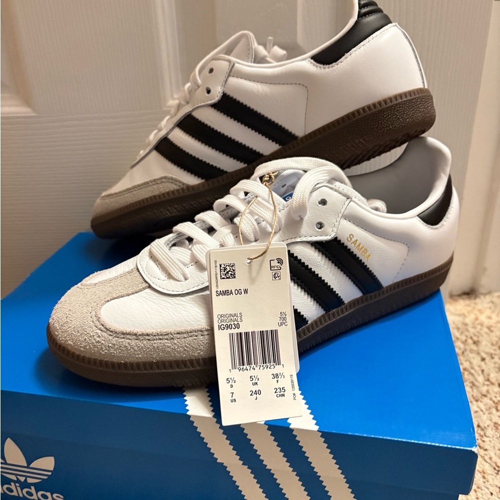Adidas Samba OG White Black Sneakers